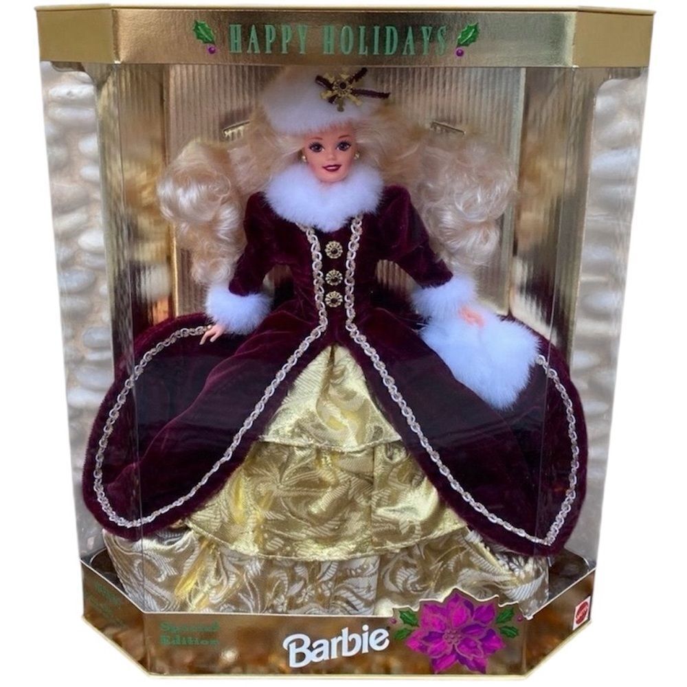 Happy Holidays 1996 Barbie Doll Special Edition 15646 Mattel BOX NEVER OPENED!